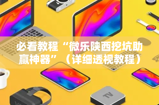 必看教程“微乐陕西挖坑助赢神器”（详细透视教程）-哔哩哔哩