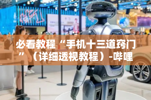 必看教程“手机十三道窍门”（详细透视教程）-哔哩哔哩