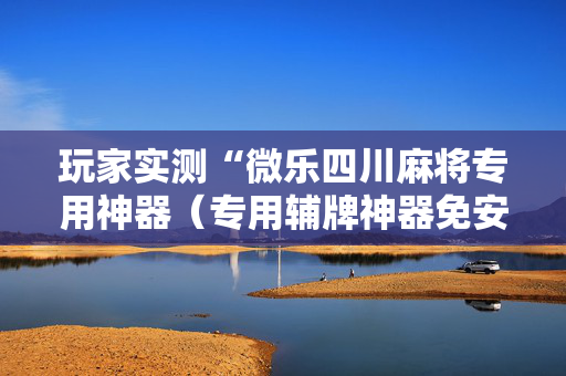 玩家实测“微乐四川麻将专用神器（专用辅牌神器免安装）