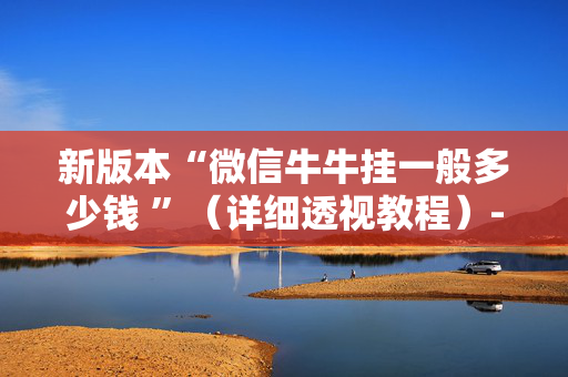 新版本“微信牛牛挂一般多少钱 ”（详细透视教程）-哔哩哔哩