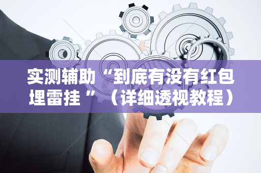 实测辅助“到底有没有红包埋雷挂 ”（详细透视教程）-哔哩哔哩