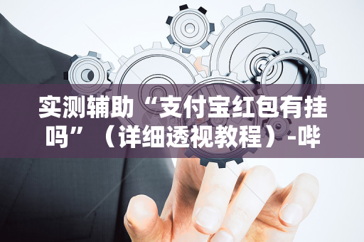 实测辅助“支付宝红包有挂吗”（详细透视教程）-哔哩哔哩
