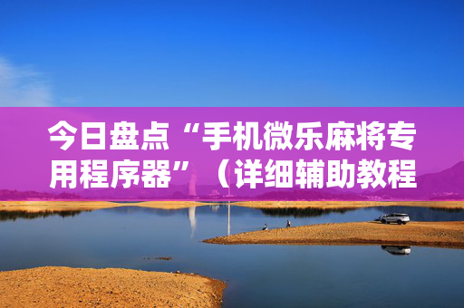 今日盘点“手机微乐麻将专用程序器”（详细辅助教程）-哔哩哔哩