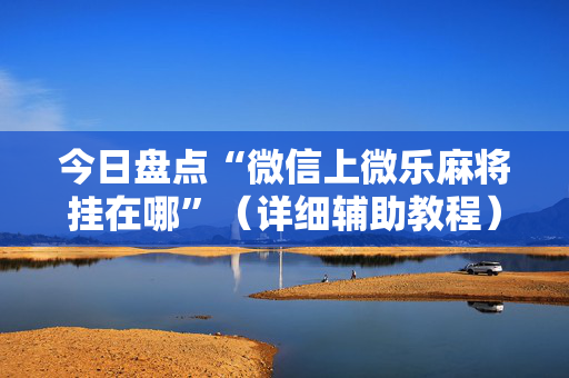 今日盘点“微信上微乐麻将挂在哪”（详细辅助教程）-哔哩哔哩