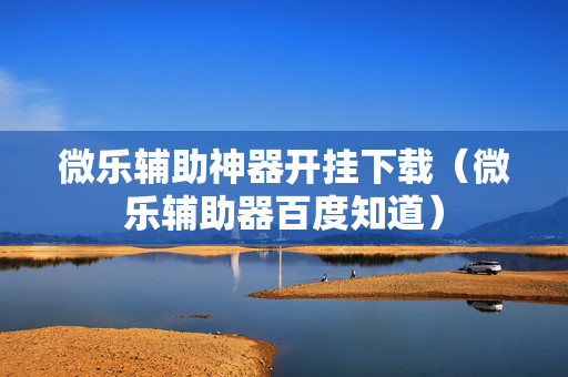 微乐辅助神器开挂下载（微乐辅助器百度知道）