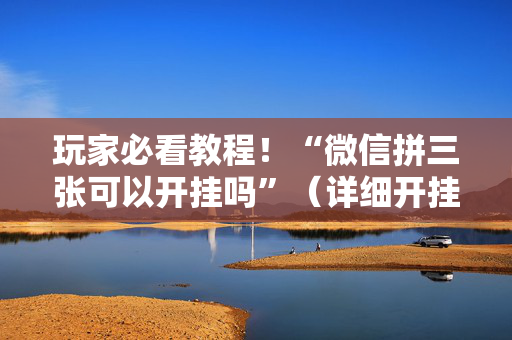 玩家必看教程！“微信拼三张可以开挂吗”（详细开挂教程）-哔哩哔哩