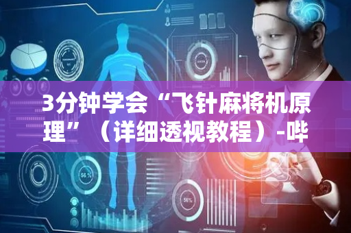 3分钟学会“飞针麻将机原理”（详细透视教程）-哔哩哔哩