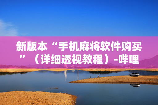 新版本“手机麻将软件购买”（详细透视教程）-哔哩哔哩