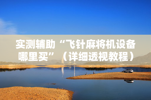 实测辅助“飞针麻将机设备哪里买”（详细透视教程）-哔哩哔哩