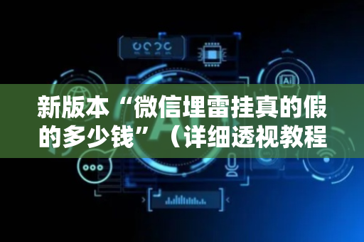新版本“微信埋雷挂真的假的多少钱”（详细透视教程）-哔哩哔哩