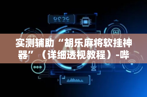实测辅助“胡乐麻将软挂神器”（详细透视教程）-哔哩哔哩