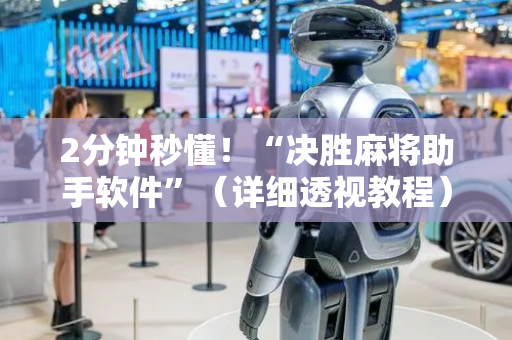 2分钟秒懂！“决胜麻将助手软件”（详细透视教程）-哔哩哔哩