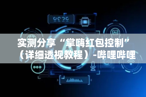 实测分享“掌嗨红包控制”（详细透视教程）-哔哩哔哩