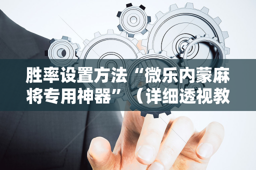 胜率设置方法“微乐内蒙麻将专用神器”（详细透视教程）-哔哩哔哩