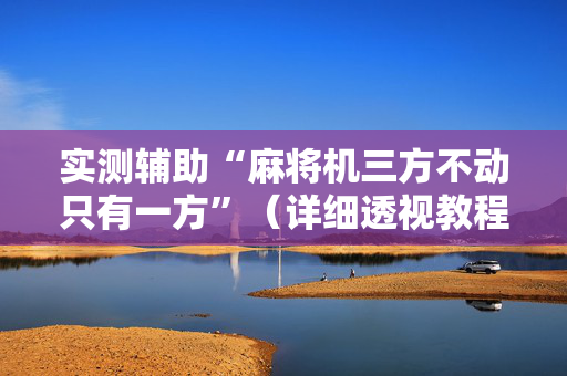 实测辅助“麻将机三方不动只有一方”（详细透视教程）-哔哩哔哩