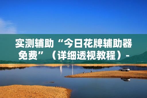 实测辅助“今日花牌辅助器免费”（详细透视教程）-哔哩哔哩