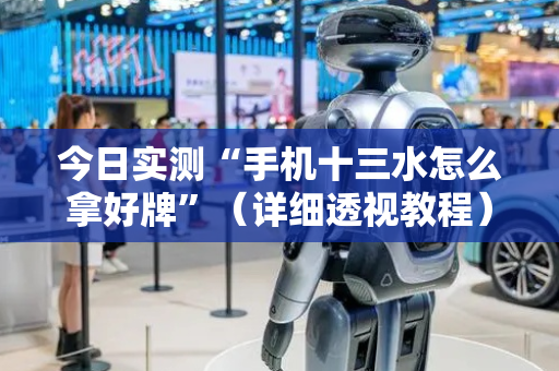 今日实测“手机十三水怎么拿好牌”（详细透视教程）-哔哩哔哩