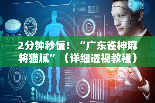 2分钟秒懂！“广东雀神麻将猫腻”（详细透视教程）-哔哩哔哩