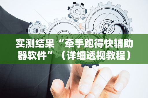 实测结果“牵手跑得快辅助器软件”（详细透视教程）-哔哩哔哩