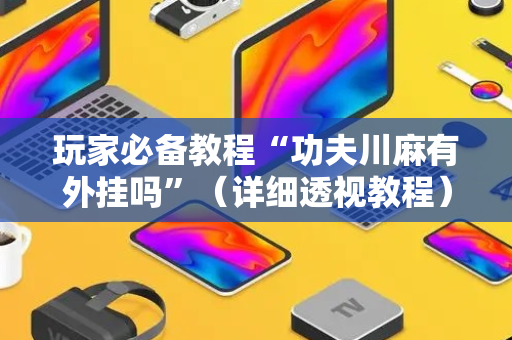 玩家必备教程“功夫川麻有外挂吗”（详细透视教程）-哔哩哔哩