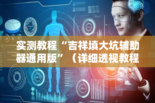 实测教程“吉祥填大坑辅助器通用版”（详细透视教程）-哔哩哔哩