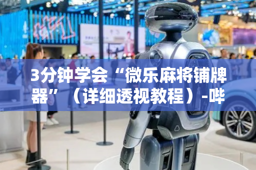 3分钟学会“微乐麻将铺牌器”（详细透视教程）-哔哩哔哩