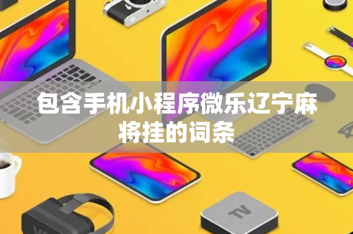 包含手机小程序微乐辽宁麻将挂的词条