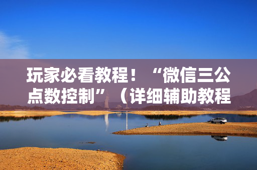 玩家必看教程！“微信三公点数控制”（详细辅助教程）-哔哩哔哩