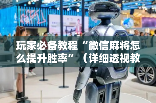 玩家必备教程“微信麻将怎么提升胜率”（详细透视教程）-哔哩哔哩