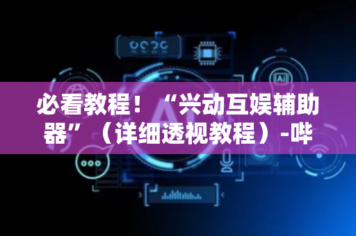 必看教程！“兴动互娱辅助器”（详细透视教程）-哔哩哔哩