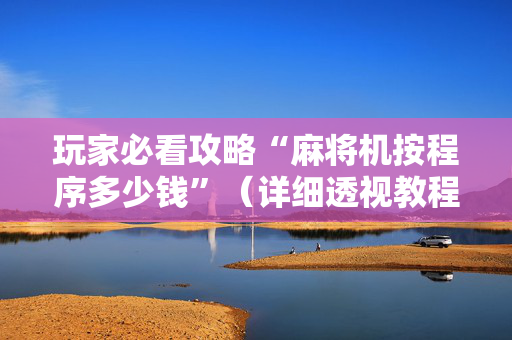 玩家必看攻略“麻将机按程序多少钱”（详细透视教程）-哔哩哔哩