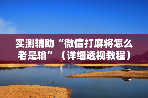 实测辅助“微信打麻将怎么老是输”（详细透视教程）-哔哩哔哩