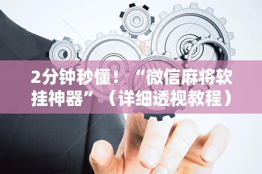 2分钟秒懂！“微信麻将软挂神器”（详细透视教程）-哔哩哔哩