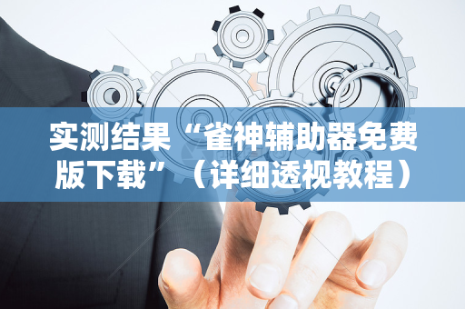 实测结果“雀神辅助器免费版下载”（详细透视教程）-哔哩哔哩