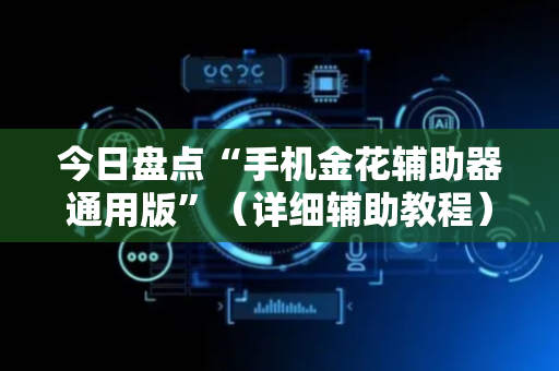 今日盘点“手机金花辅助器通用版”（详细辅助教程）-哔哩哔哩