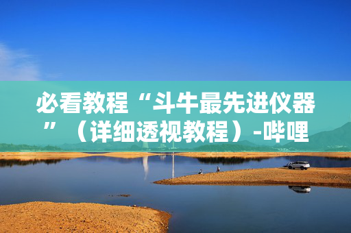 必看教程“斗牛最先进仪器”（详细透视教程）-哔哩哔哩