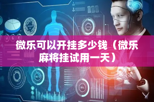 微乐可以开挂多少钱（微乐麻将挂试用一天）