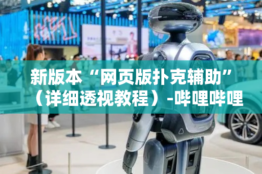 新版本“网页版扑克辅助”（详细透视教程）-哔哩哔哩