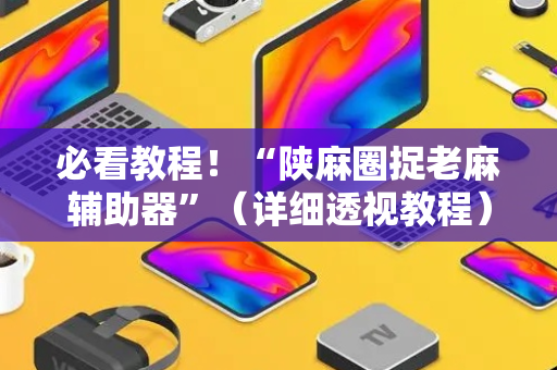 必看教程！“陕麻圈捉老麻辅助器”（详细透视教程）-哔哩哔哩