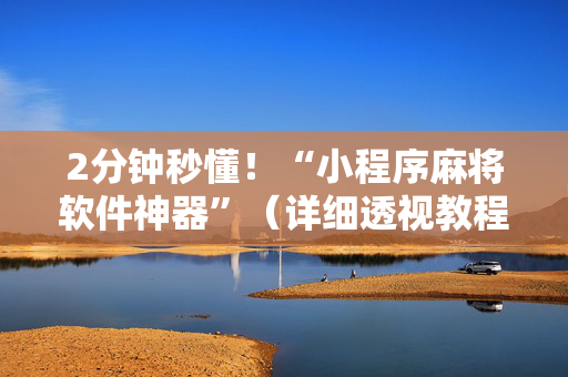 2分钟秒懂！“小程序麻将软件神器”（详细透视教程）-哔哩哔哩