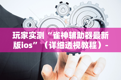 玩家实测“雀神辅助器最新版ios”（详细透视教程）-哔哩哔哩
