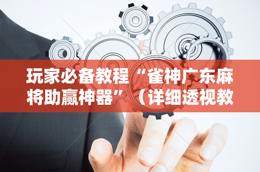 玩家必备教程“雀神广东麻将助赢神器”（详细透视教程）-哔哩哔哩