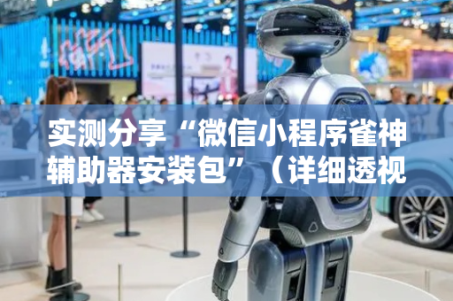 实测分享“微信小程序雀神辅助器安装包”（详细透视教程）-哔哩哔哩