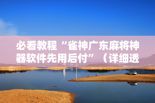 必看教程“雀神广东麻将神器软件先用后付”（详细透视教程）-哔哩哔哩