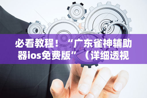 必看教程！“广东雀神辅助器ios免费版”（详细透视教程）-哔哩哔哩