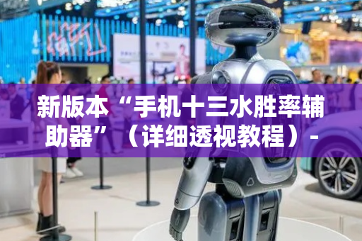 新版本“手机十三水胜率辅助器”（详细透视教程）-哔哩哔哩