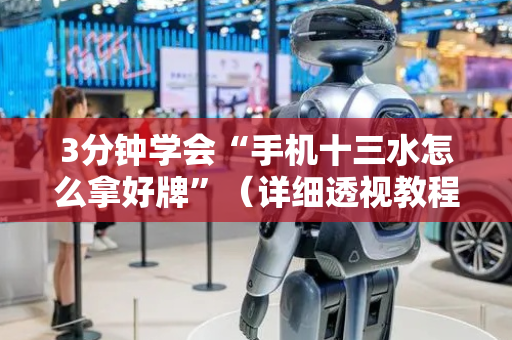 3分钟学会“手机十三水怎么拿好牌”（详细透视教程）-哔哩哔哩