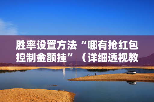 胜率设置方法“哪有抢红包控制金额挂”（详细透视教程）-哔哩哔哩