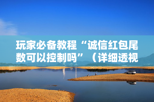 玩家必备教程“诚信红包尾数可以控制吗”（详细透视教程）-哔哩哔哩