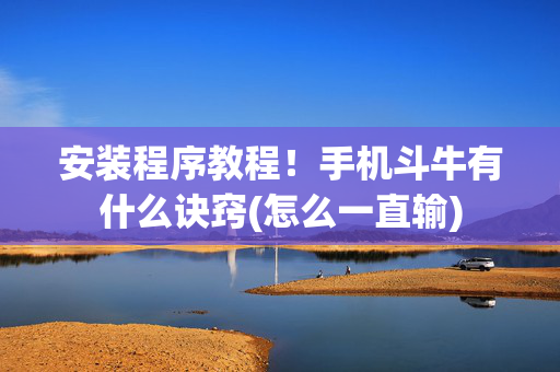 安装程序教程！手机斗牛有什么诀窍(怎么一直输)
